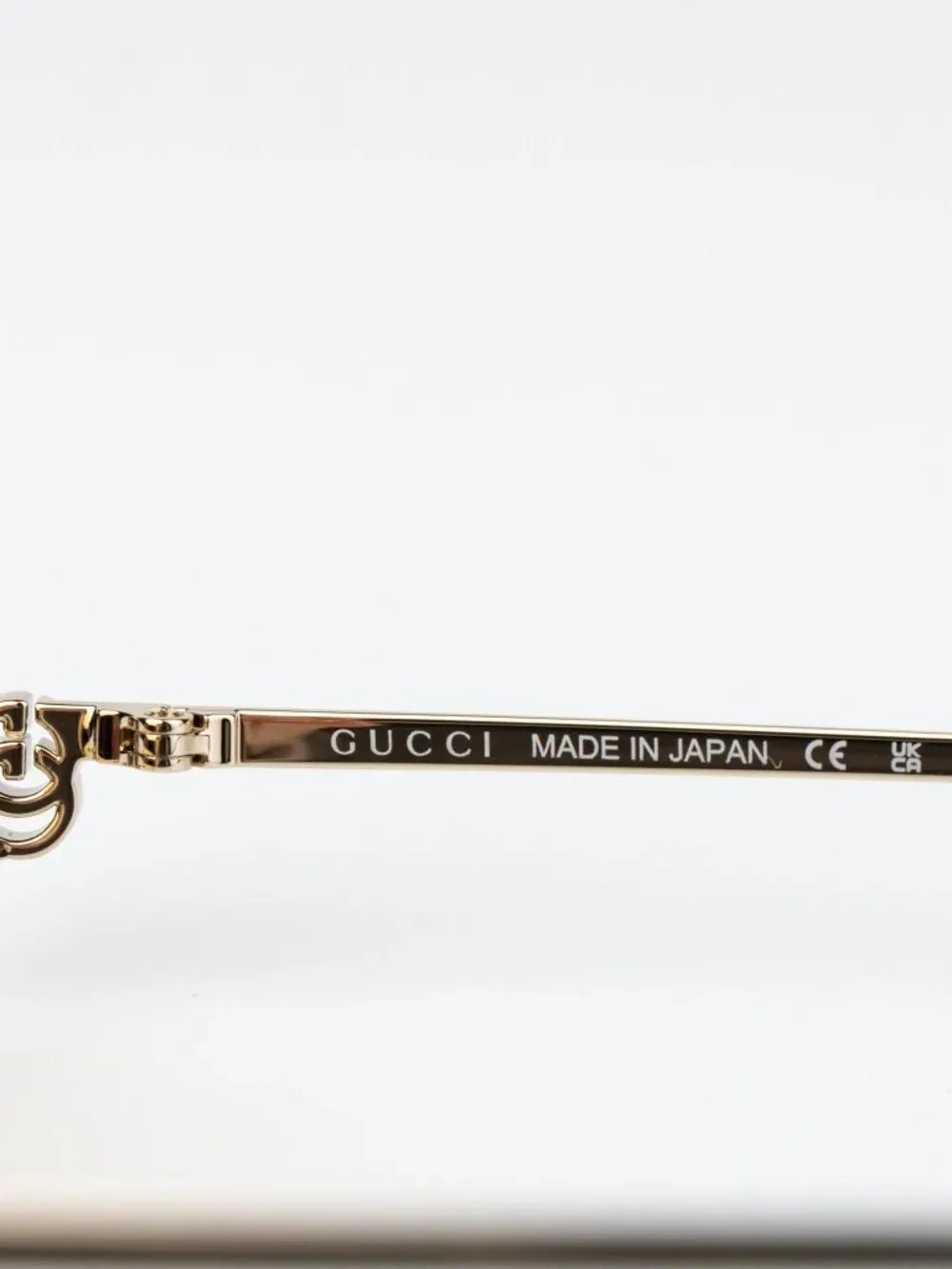 Gucci Men Sunglasses Gold Mirror GG Pattern Cat Eye GG1604S 004 NEW AUTHENTIC
